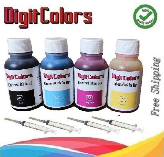 4 color 30ml premium combo ink refill kit for HP 60/61/62/63/64/65/67XL