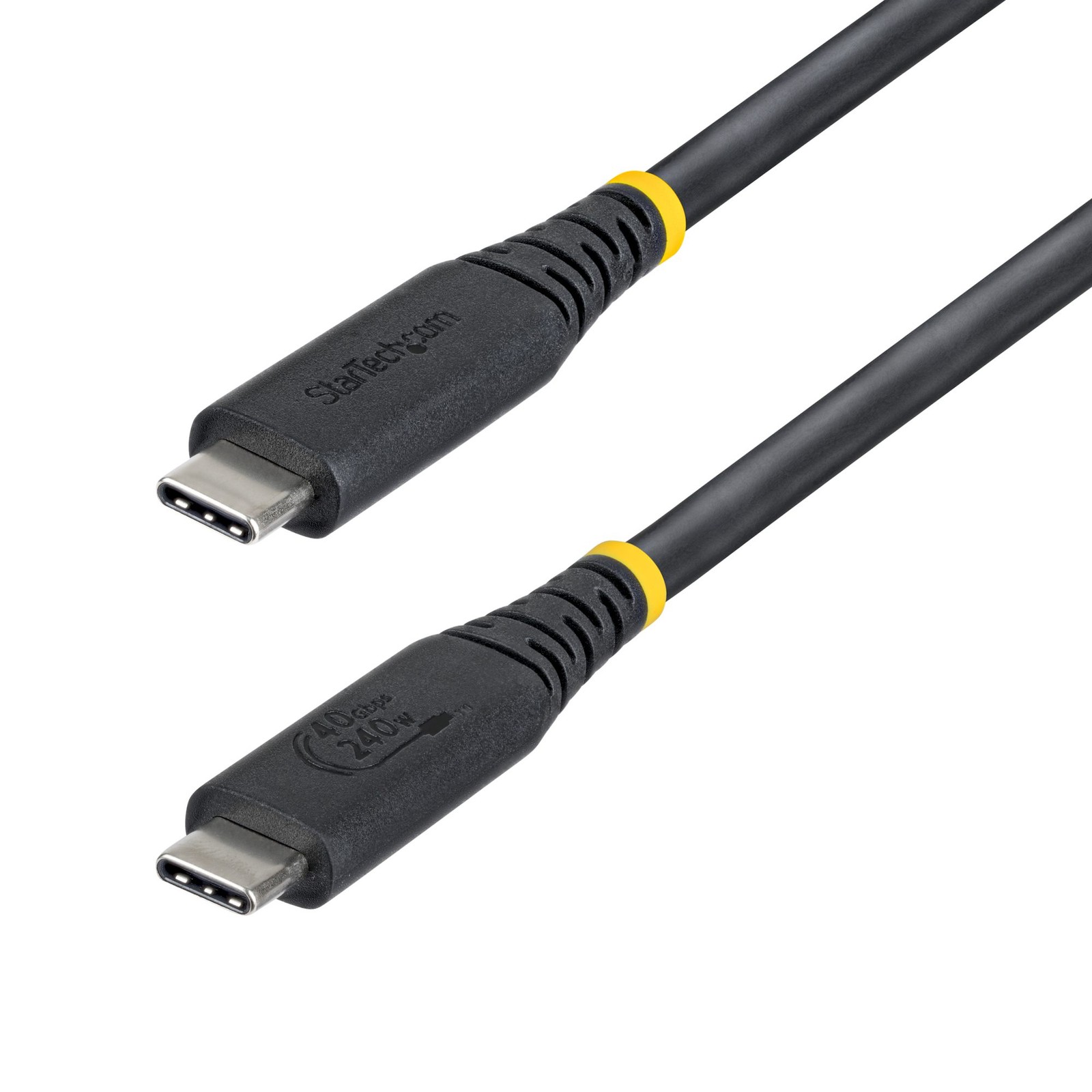StarTech CC3FT40GUSB4TP 3ft (91cm) USB4 Cable - 40Gbps, USB-IF Certified