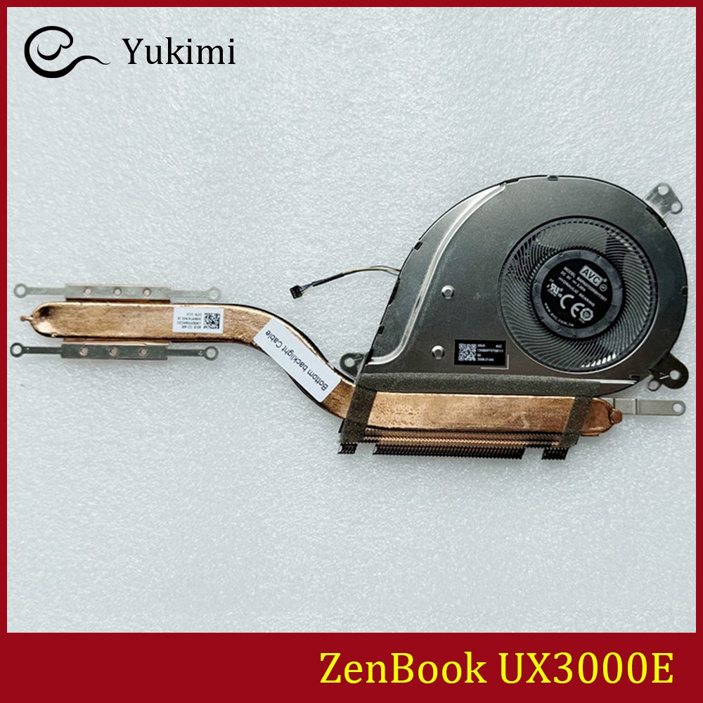 FOR ASUS ZenBook UX3000E UX393E EA UX393J Silver Laptop Cooling Heatsink Fan