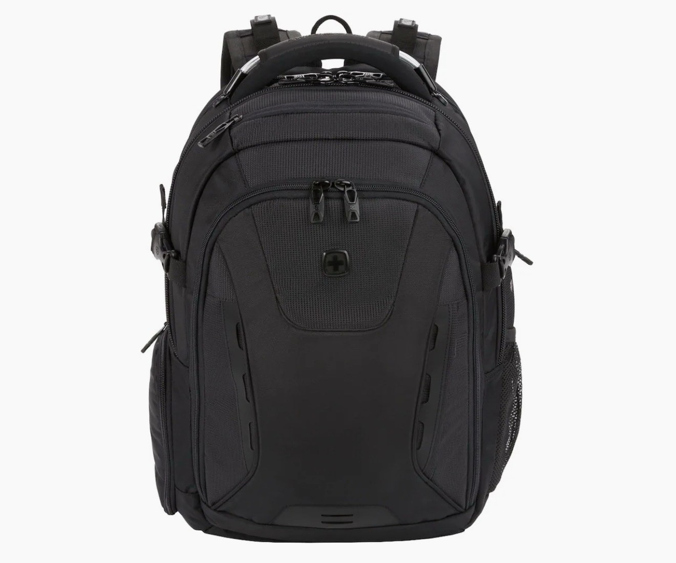 SwissGear - Commander USB ScanSmart Laptop Backpack - Black