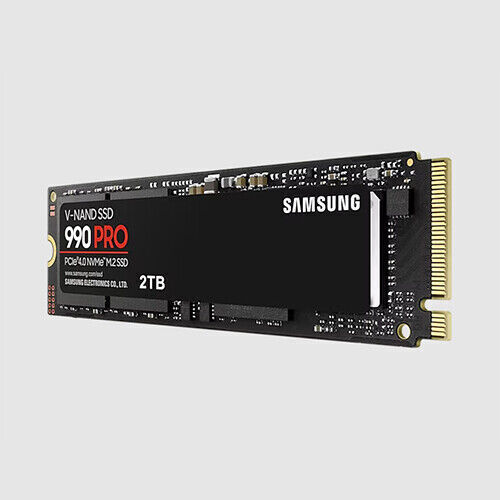 Samsung 990 PRO 2TB NVME SSD M.2 2280 PCIe Gen 4.0 x4, NVMe™ 2.0 Genuine