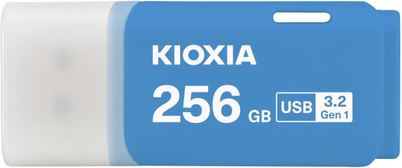 KIOXIA Flash Memory USB 3.2 Gen 1 KLU301A256GML Cap Type 256GB blue JPN