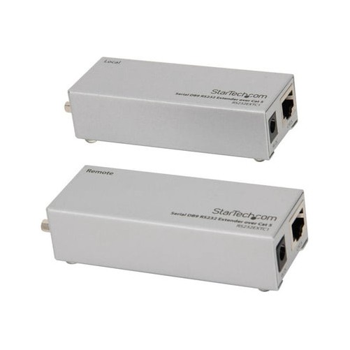 Startech RS232EXTC1 DB9 RS232 SERIAL OVER CAT5 EXTENDER - SERIAL PORT EXTENDER