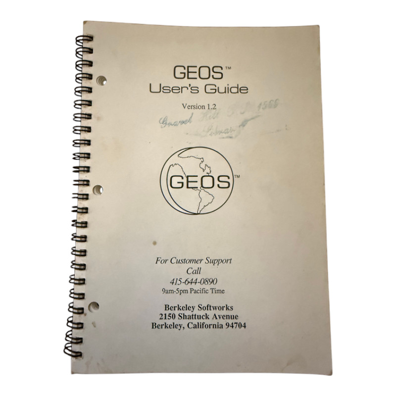 Vintage GEOS User's Guide Version 1.2 by Berkeley Softworks
