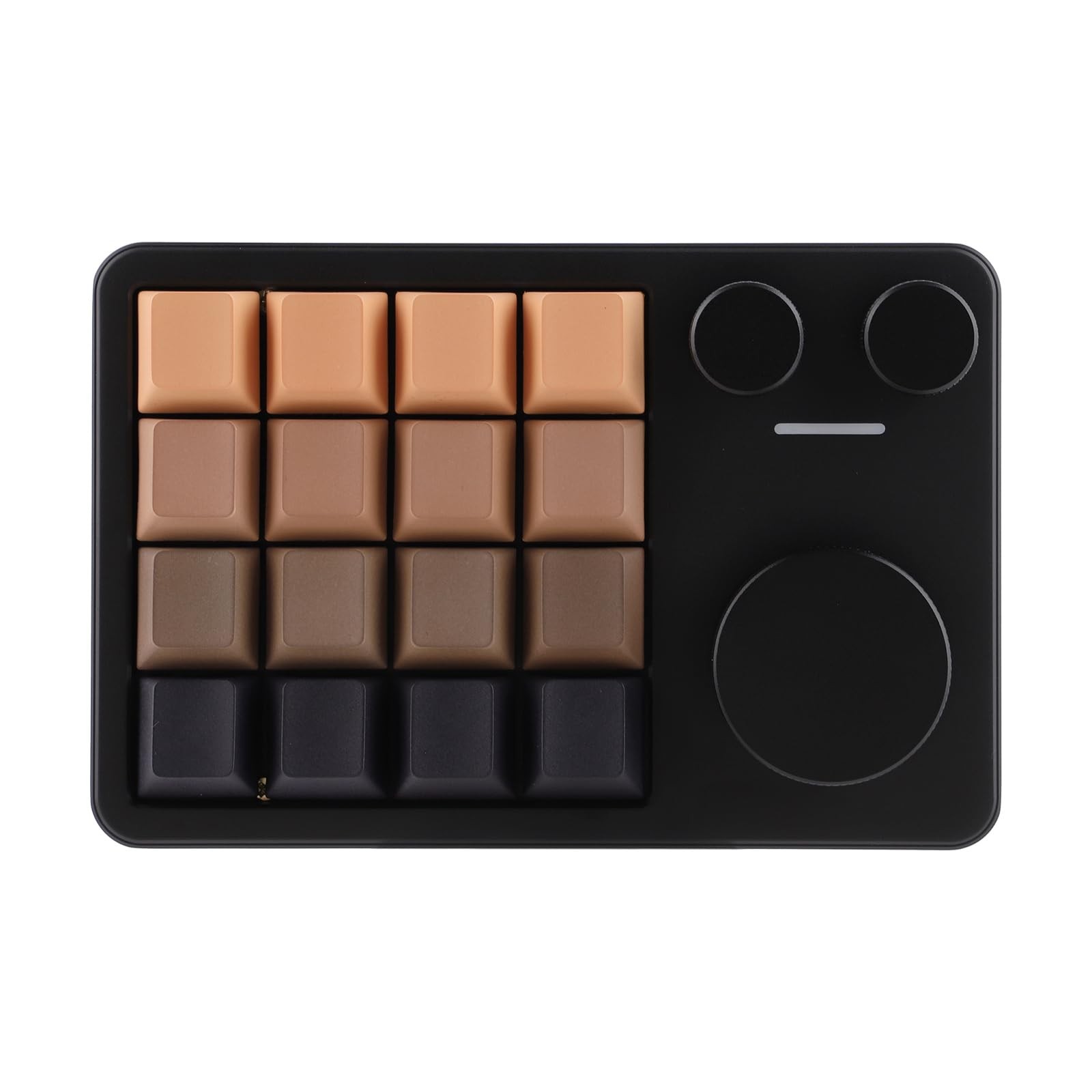 KiiBoom Cybrix 16 VIA Programmable Macro Pad - 16 Keys + 3 Knobs | Type-C Wir...