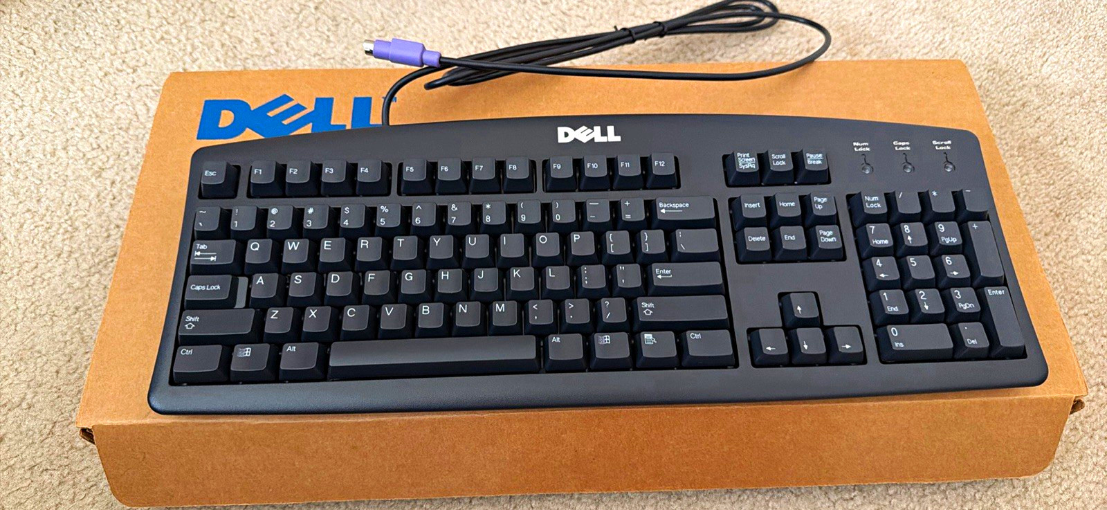 Dell SK-8110 Wired Standard Keyboard Enhanced Function Keys Black