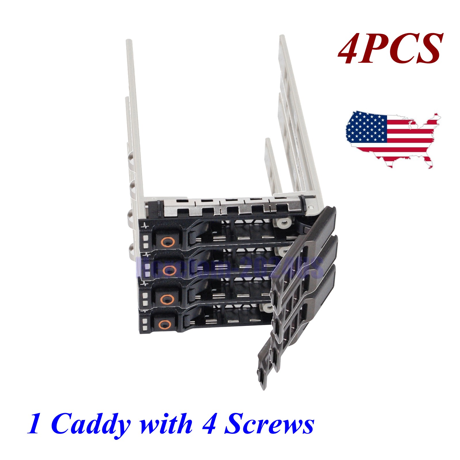 4pcs 8FKXC 2.5" Hard Drive Tray Caddy For Dell PowerEdge R730 R930 R730xd R630