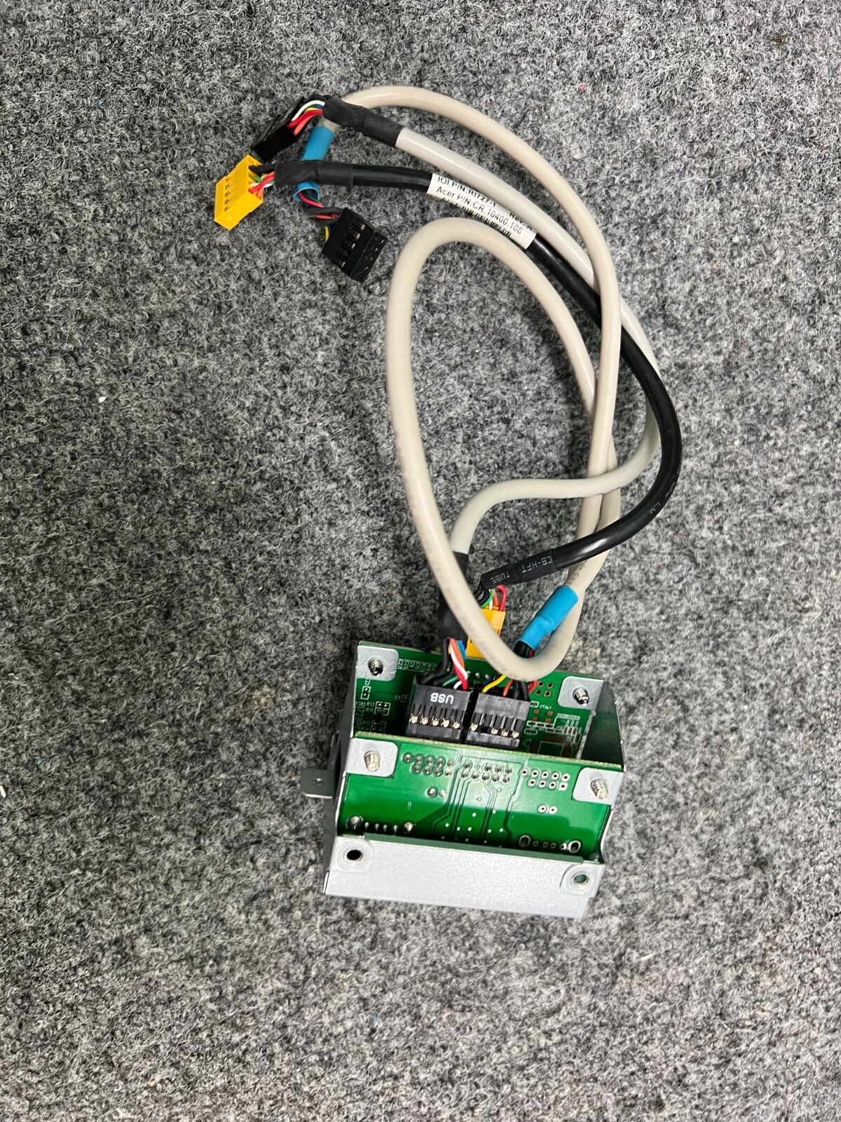 Original Gateway SX2855-UB10P Silm PC USB Audio Card Reader +Cables CR.10400.108