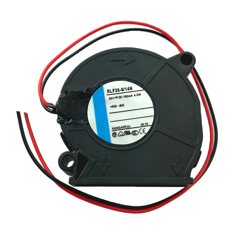 1x Turbo Blower Cooling Fan 2-wire For RLF35-8/14N 24V 180MA 4.3W 5015 