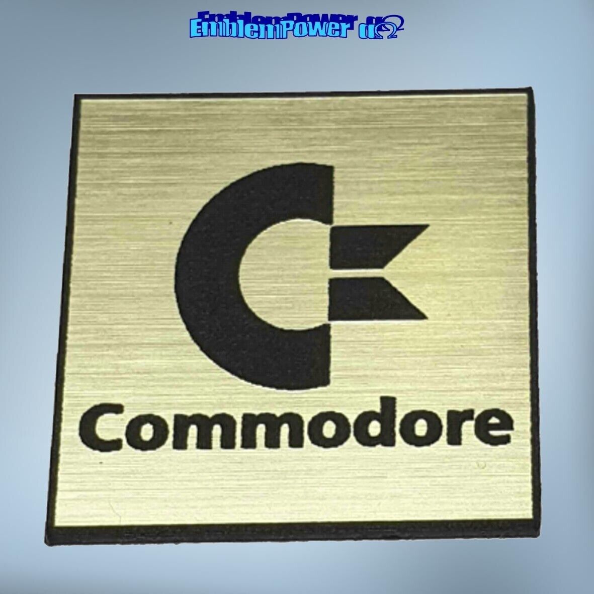 COMMODORE 50x50mm Emblem Ga 64 A1200 Sticker Badge Decal Logo Aufkleber C64 C128