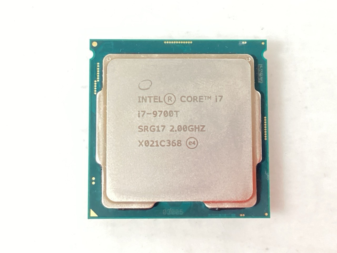 Intel Core i7-9700T 2.0GHz 8-Core Processor SRG17 - 12M Cache - FCLGA1151