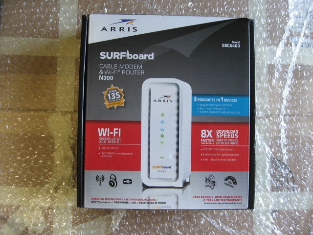 Wi-Fi Router, ARRIS SBG6400 , New Open Box,  