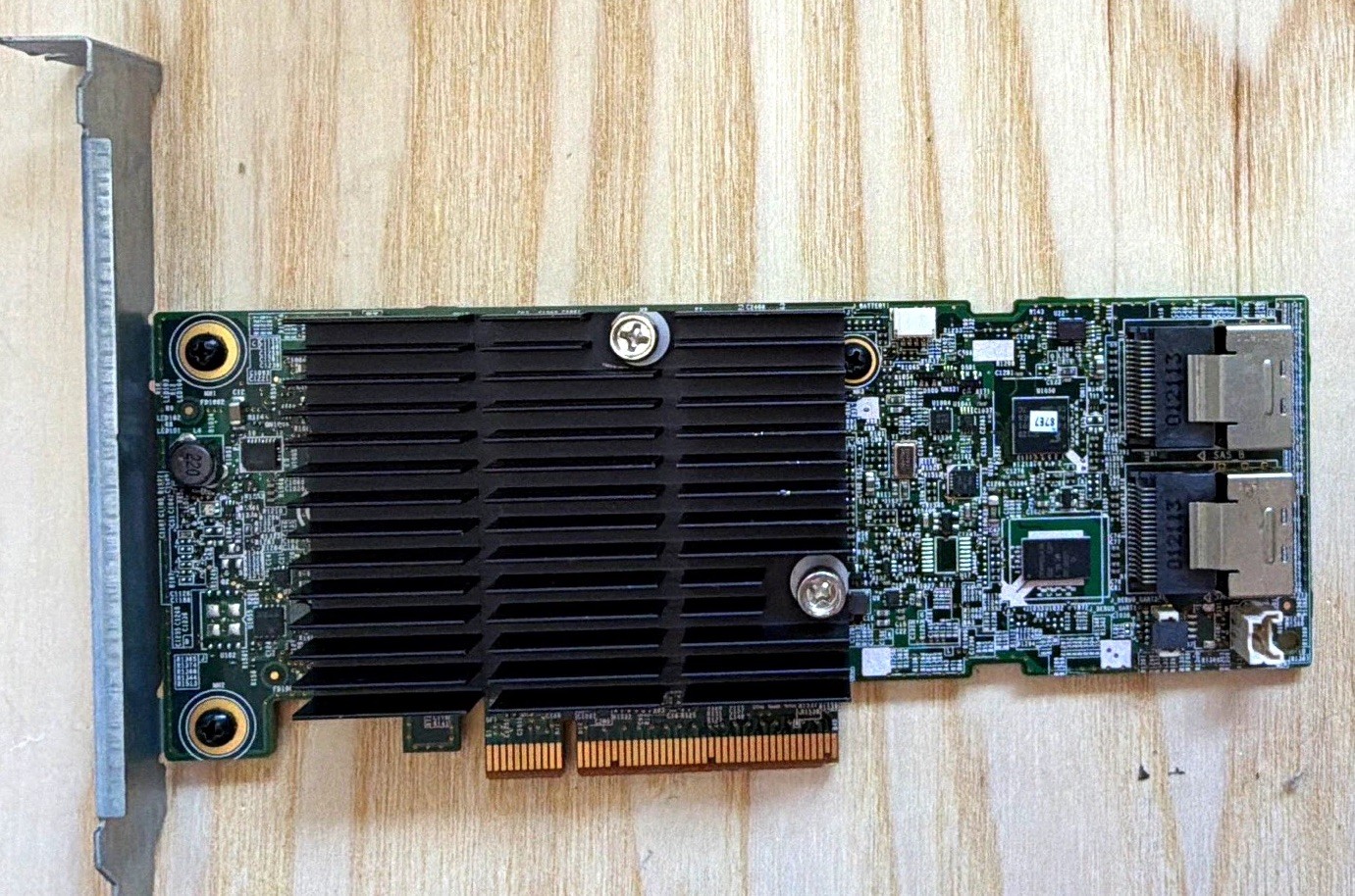 Dell PERC H710 PCIe RAID Controller Card Mini SAS 2-Port RAID 0/1 0VM02C. READ