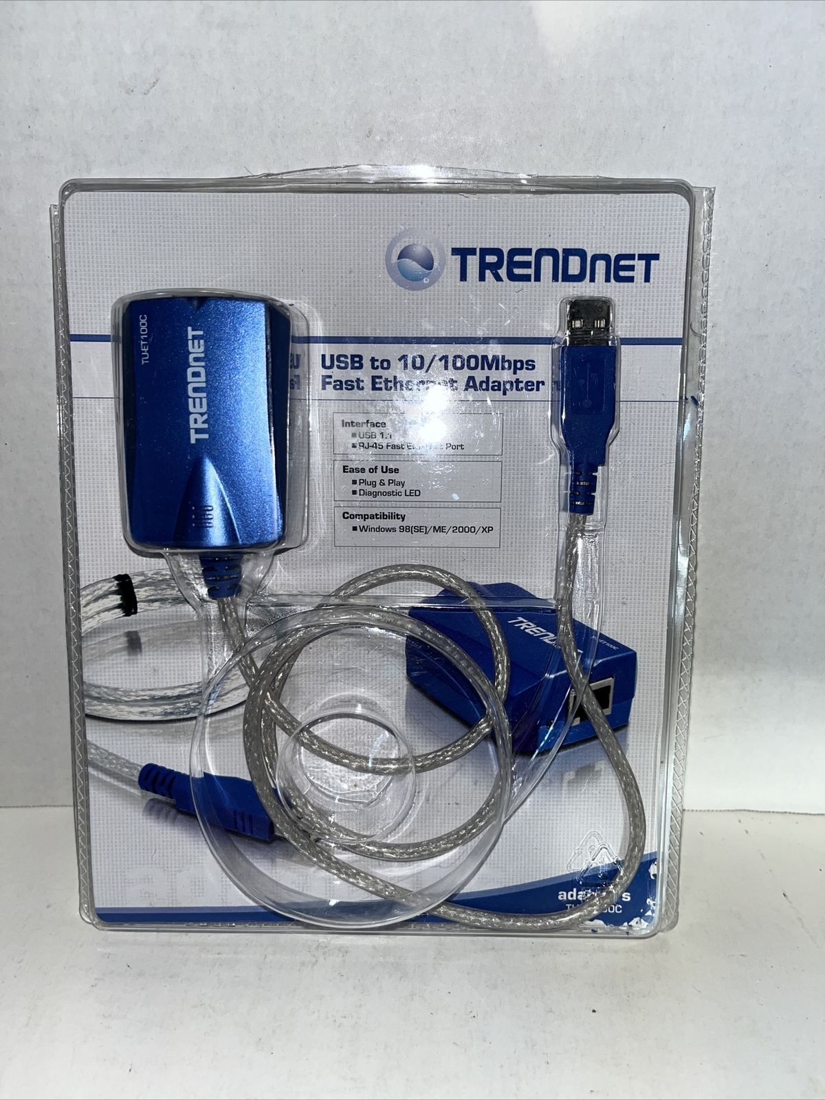 TRENDnet TU-ET100C USB to 10/100Mbps Fast Ethernet Adapter