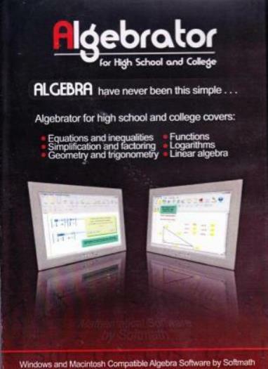 Algebrator For High School & College PC CD learn math functions logarithms more