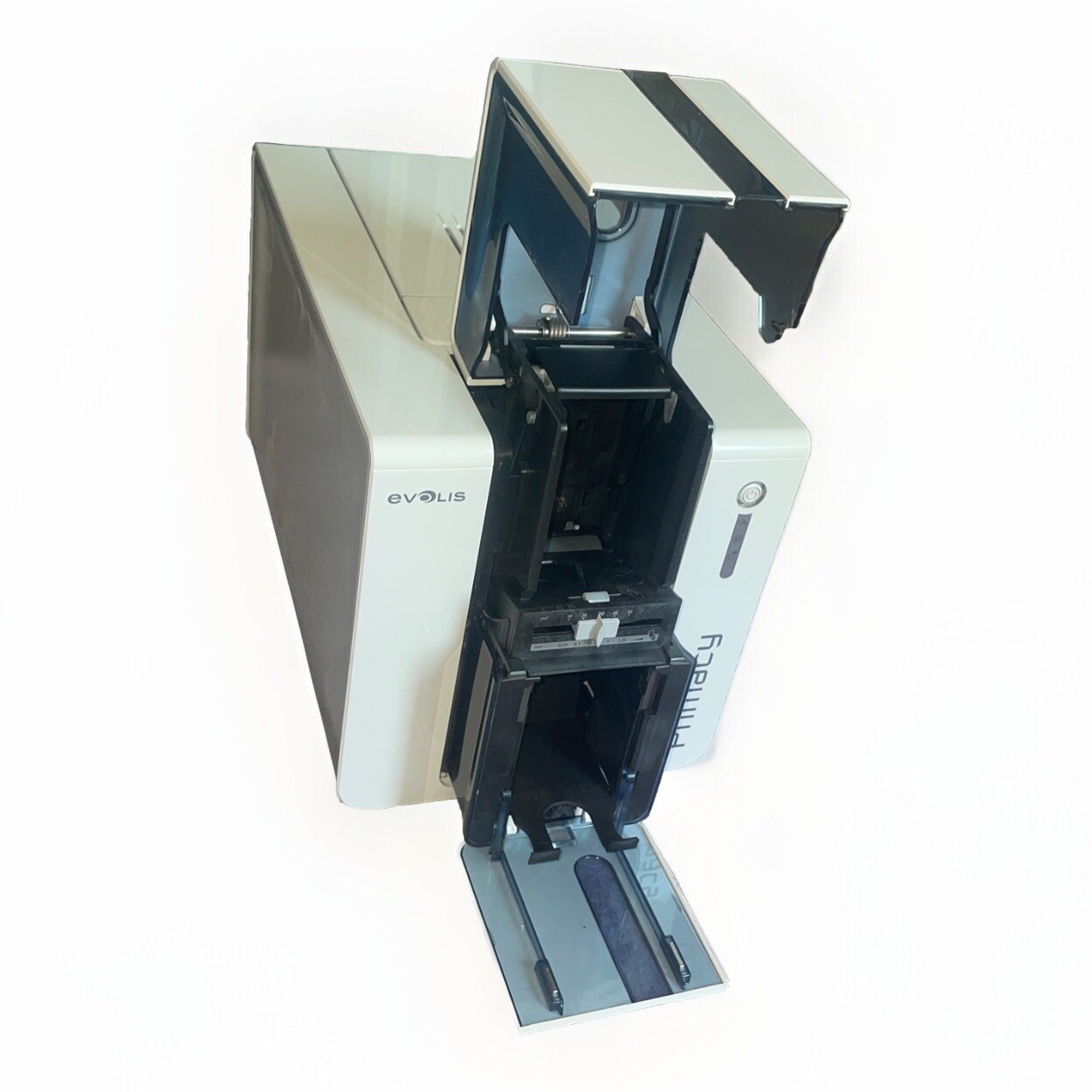 Evolis Primacy ID Card Thermal Printer Expert Badge Maker PM1H0000BS Blue