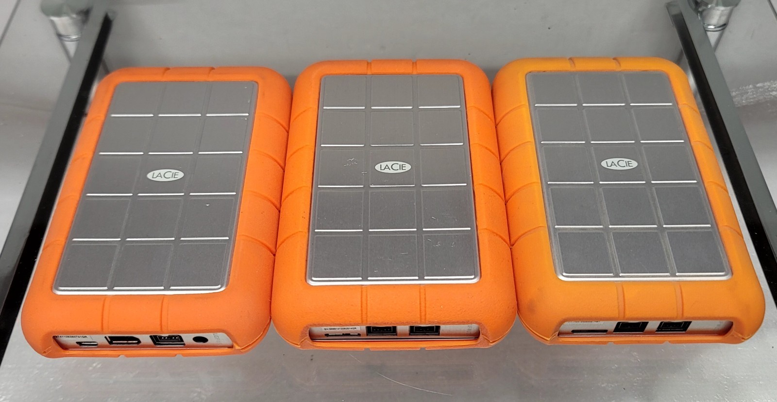 LaCie Rugged 1TB Portable External Hard Drive Tested Working  USB interfaces