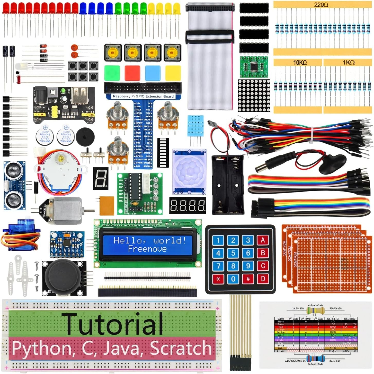 Raspberry Pi 5 & Zero Ultimate Kit: 962 Pages Guidance & 128 Engaging Projects