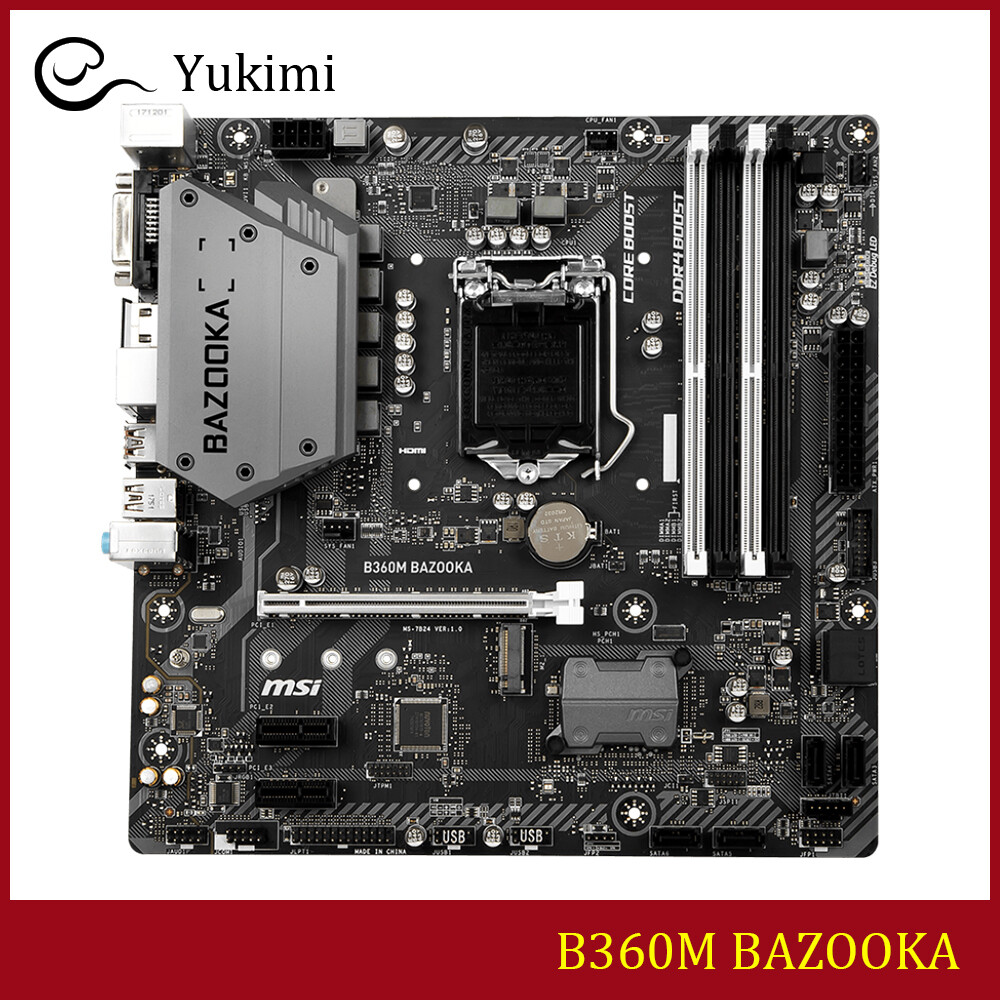 FOR MSI B360M BAZOOKA DDR4 64GB LGA1151 8TH Gen 24.4 cm Motherboard Test OK