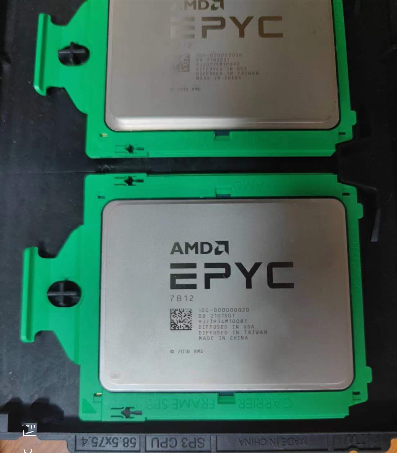AMD EPYC 7b12 cpu processor 64 core 128 thread 2.25-3.4ghz 100-000000020EPYC7B12