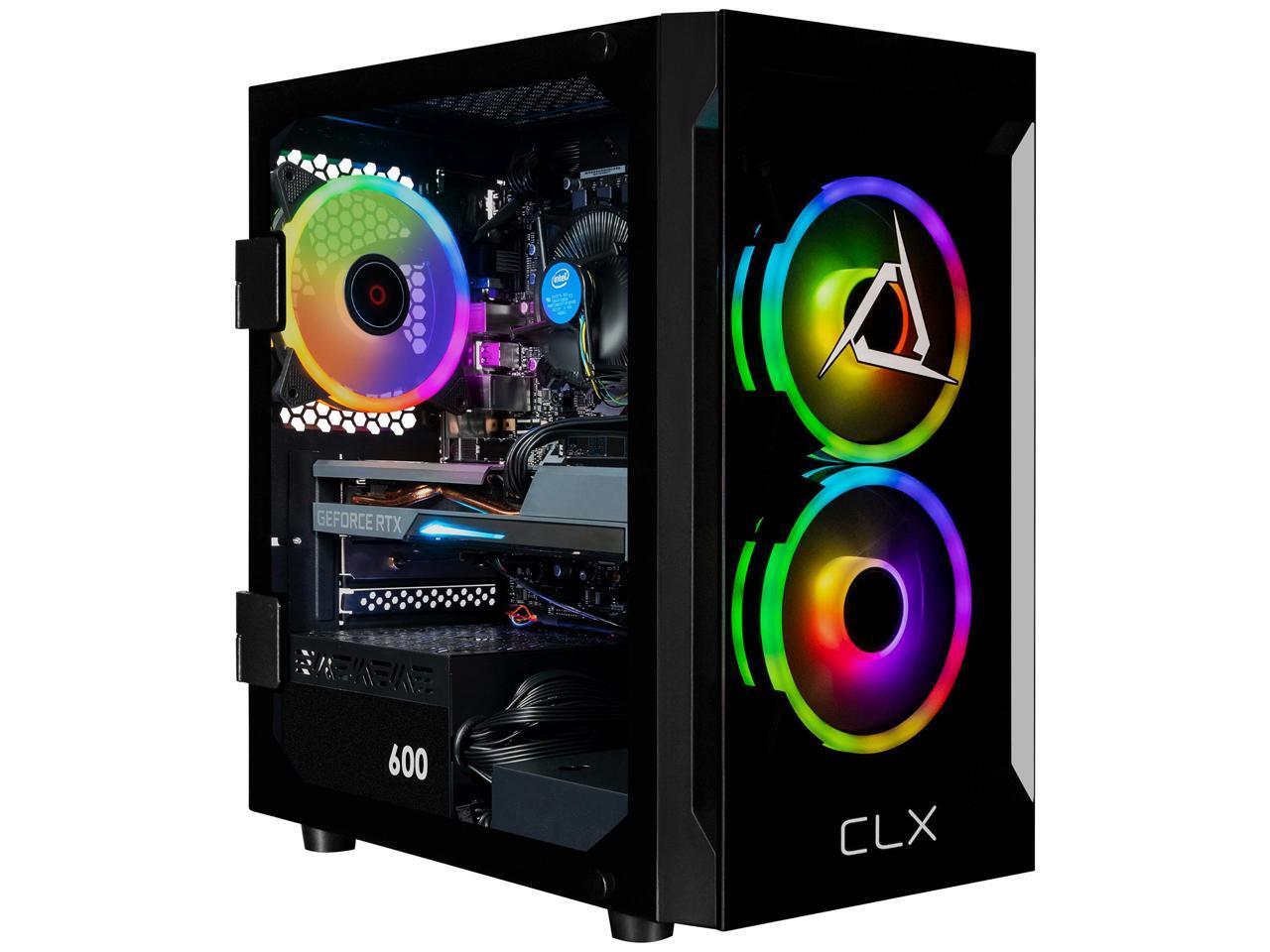 CLX Gaming Desktop - Intel Core i5 14400F 2.5GHz 10-Core Processor, 16GB DDR5 Me