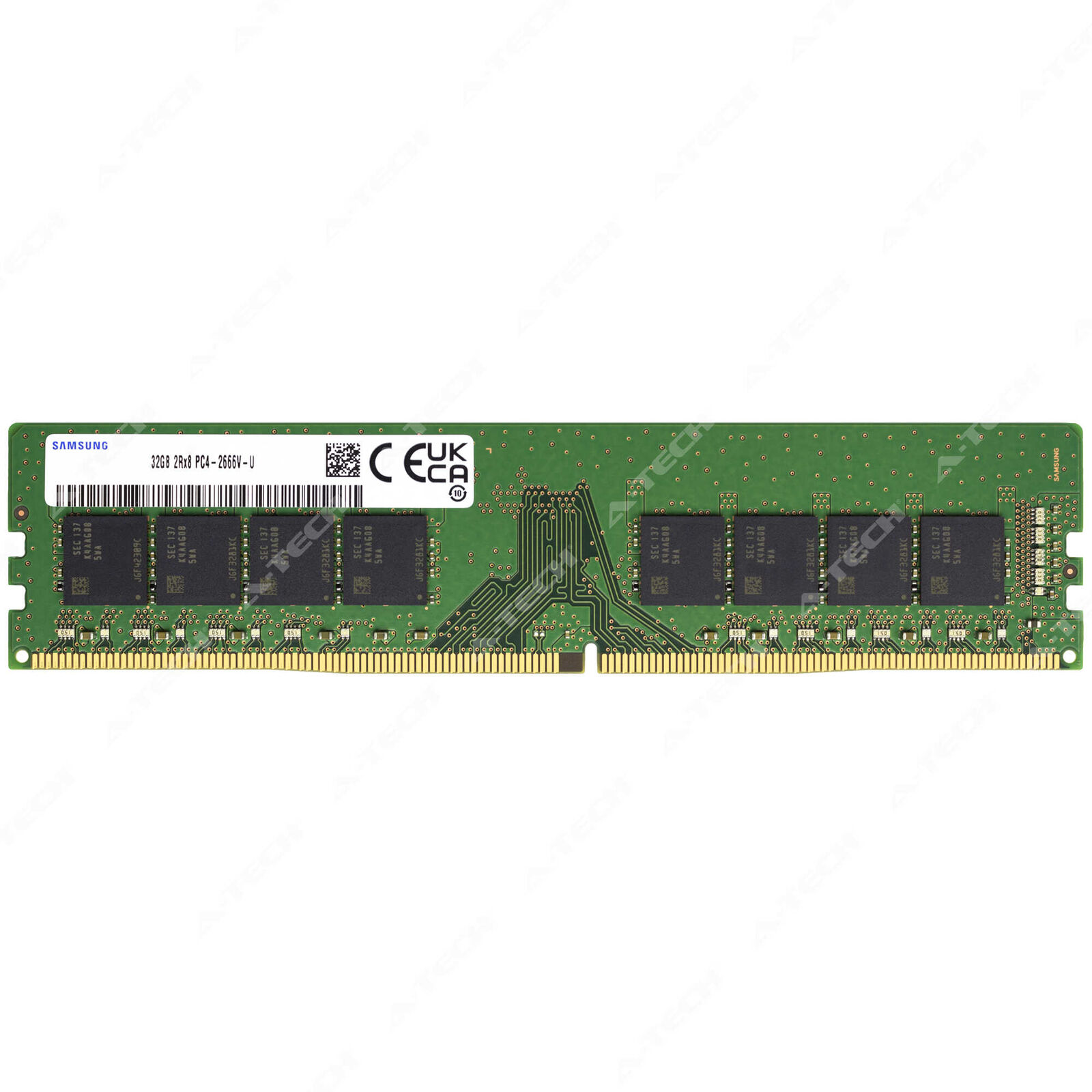 Samsung 32GB 2Rx8 PC4-2666 DIMM DDR4-21300 Non-ECC 288-Pin Desktop Memory RAM 1x
