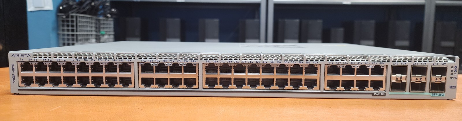 Arista 720XP‑48Y6 48‑Port 1G PoE Campus Switch w/ 6×25G SFP28 Uplinks - AN1713