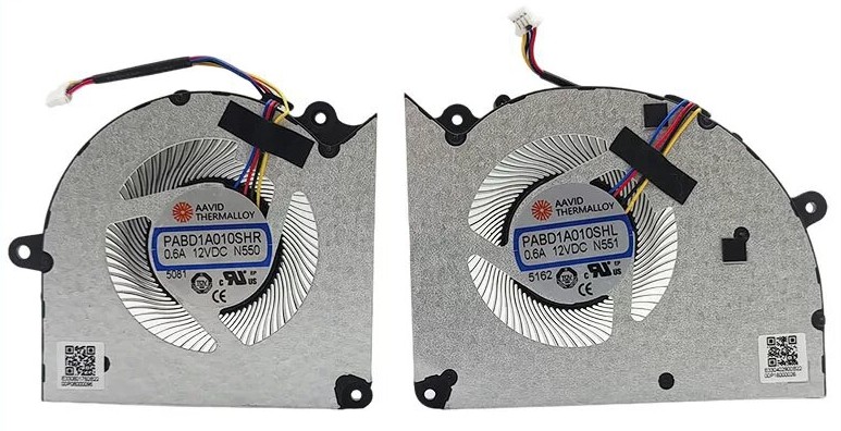 New for MSI MS-1841 MS-184L Crosshair 18 HX AI COOLING FAN R+L N550 N551