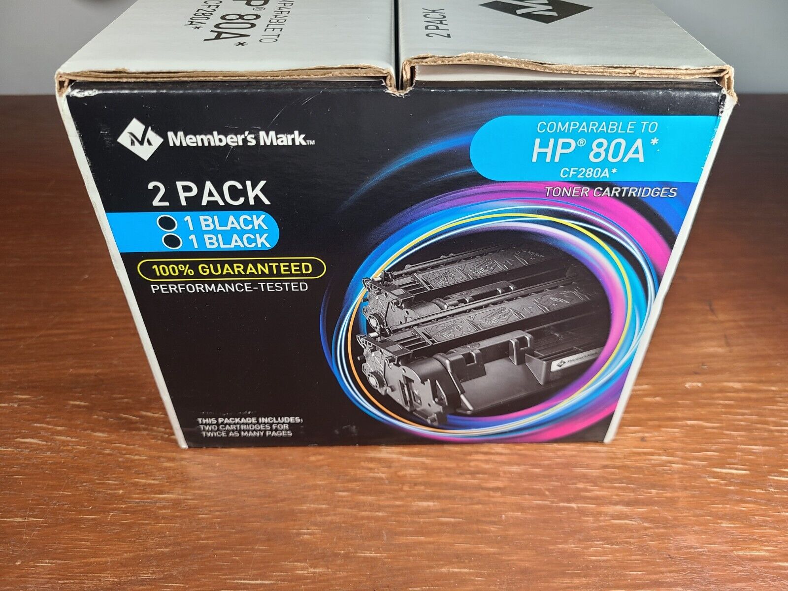 Member's Mark HP 80A Toner Cartridge 2-PACK CF280A *Brand New Factory Sealed*