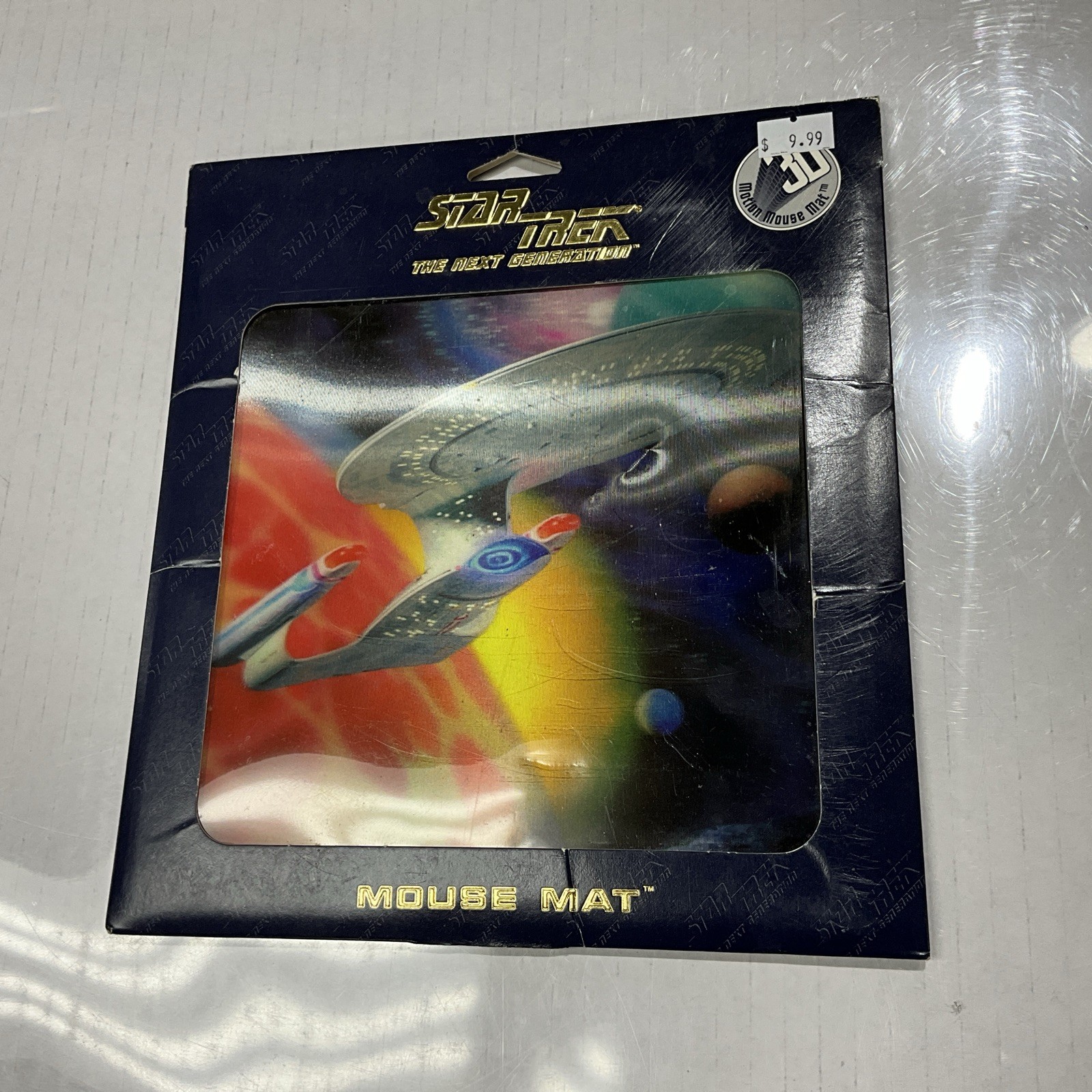 Star Trek 3D Computer Mouse Mat The Next Generation (1999) SEALED