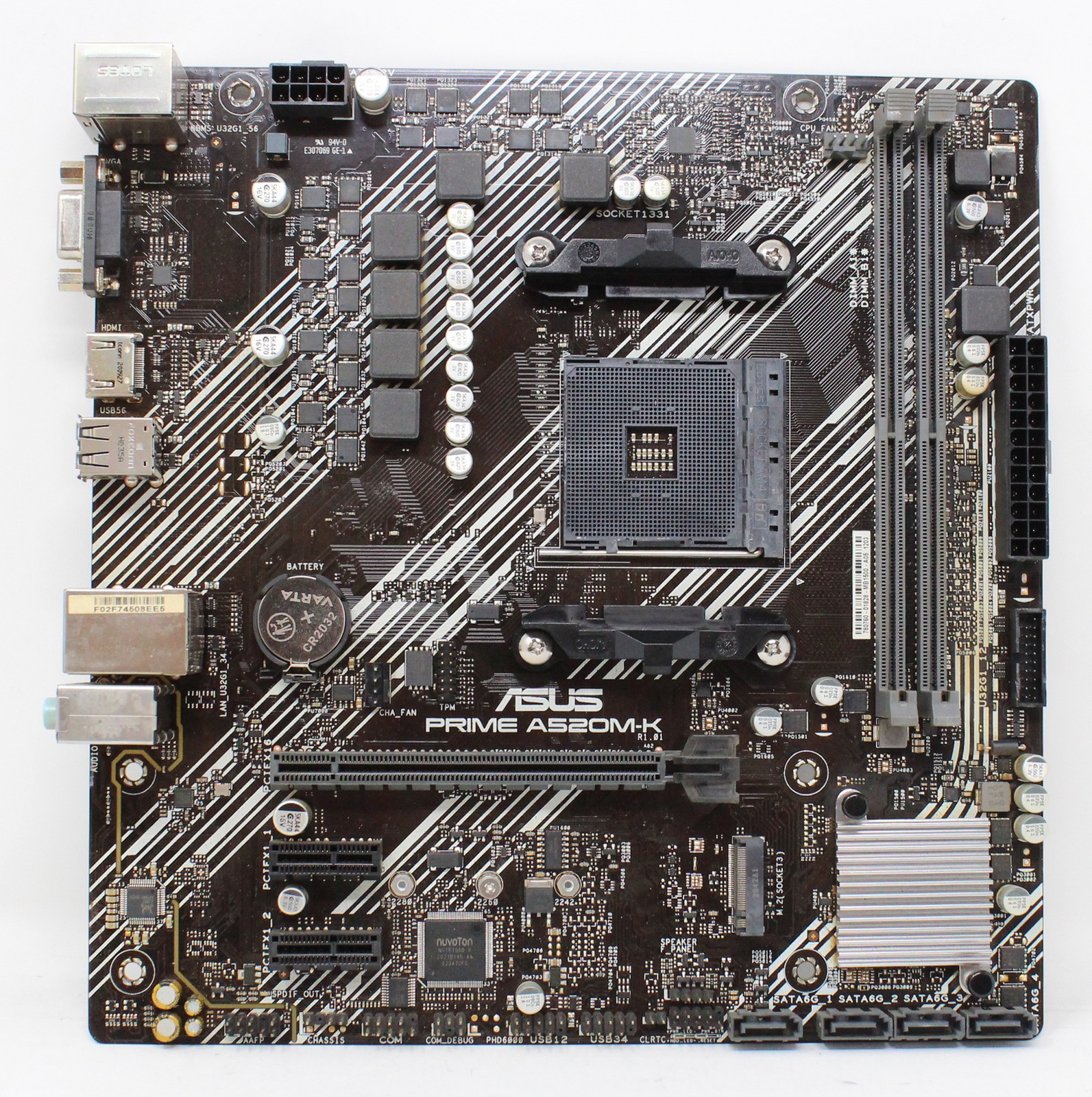 ASUS Prime A520M-K AMD A520 microATX Motherboard Socket AM4 (#40849)