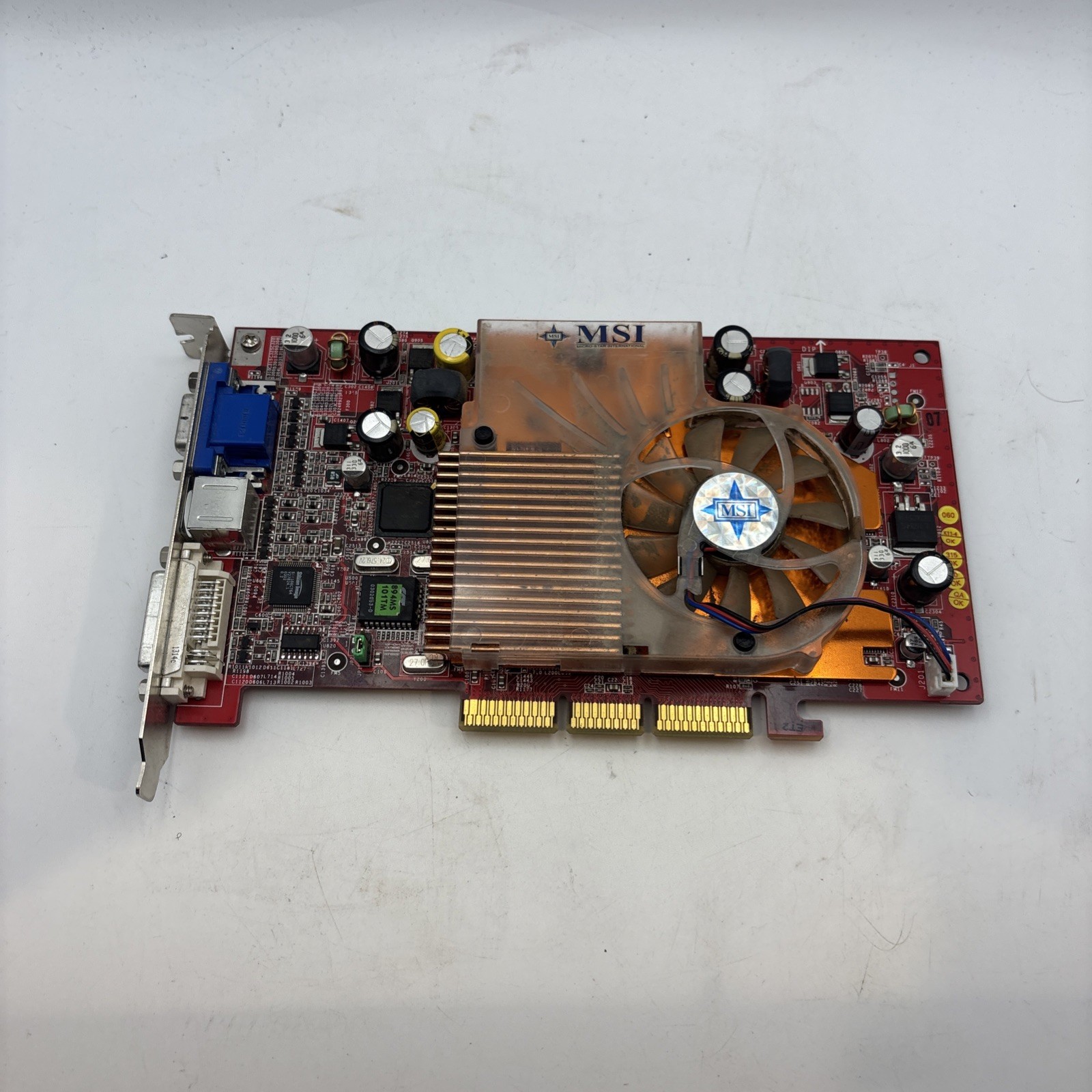 MSI NVIDIA GeFORCE 4 Ti 4200-TD8X, 128MB, AGP 8x Untested