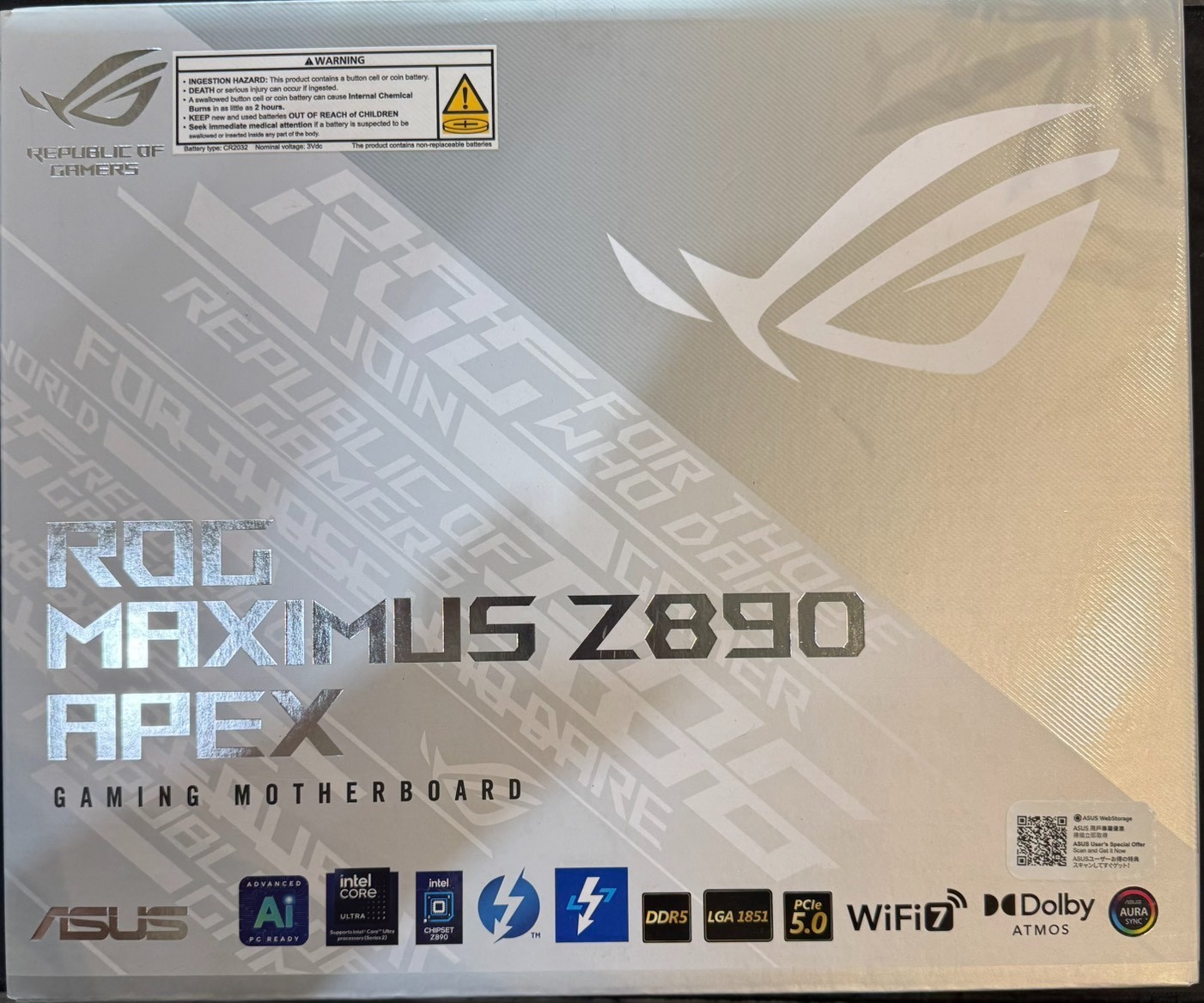 [READ][MOBO ONLY] ASUS ROG MAXIMUS Z890 APEX Gaming Motherboard Intel Z890