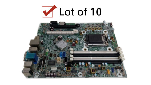 Lot of 10 HP RP5800 SFF Small Form Factor Motherboard 628930-001 628655-001