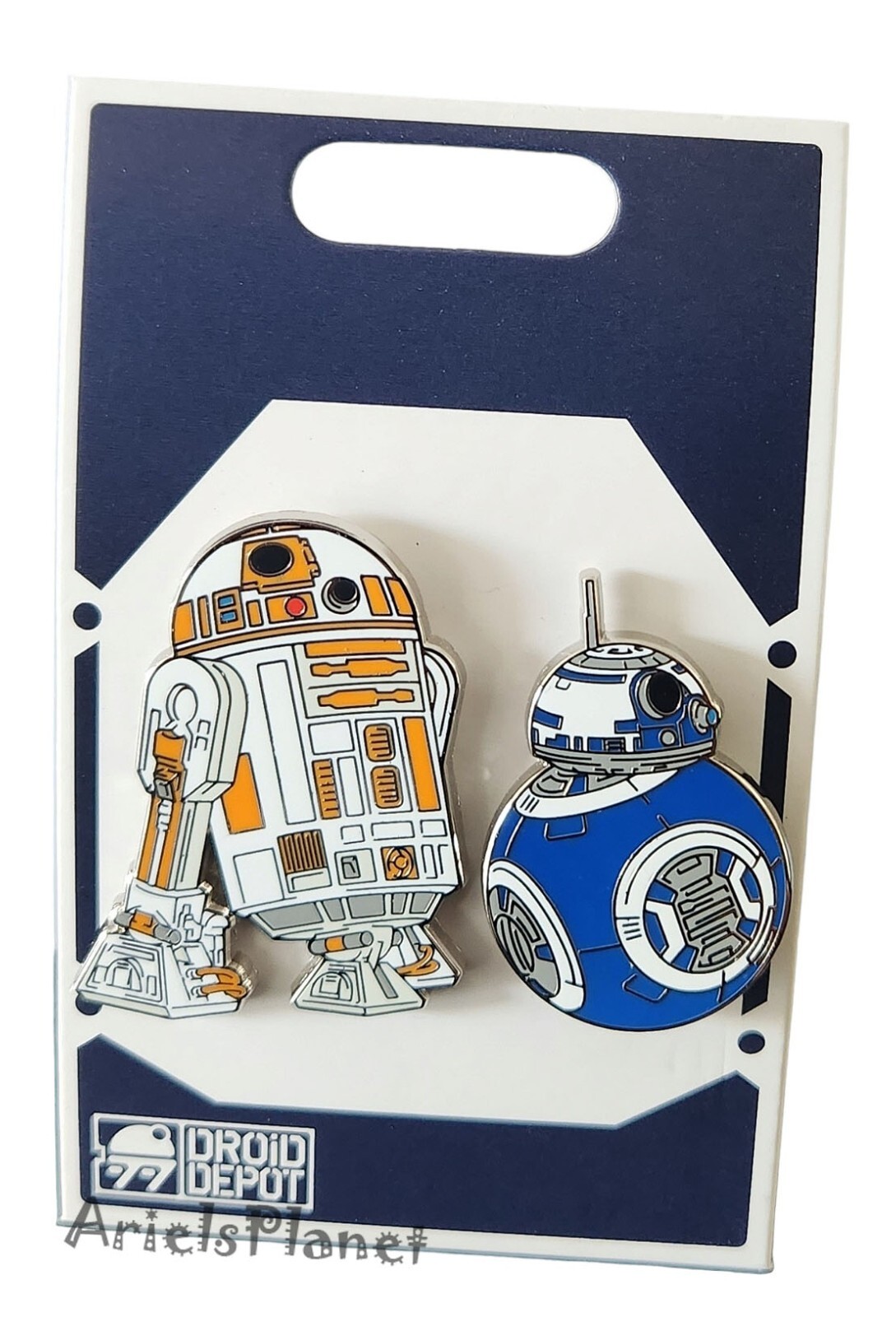 Disney Parks Star Wars Galaxy's Edge Droid Depot BB-8 & R2-D2 Pin Set