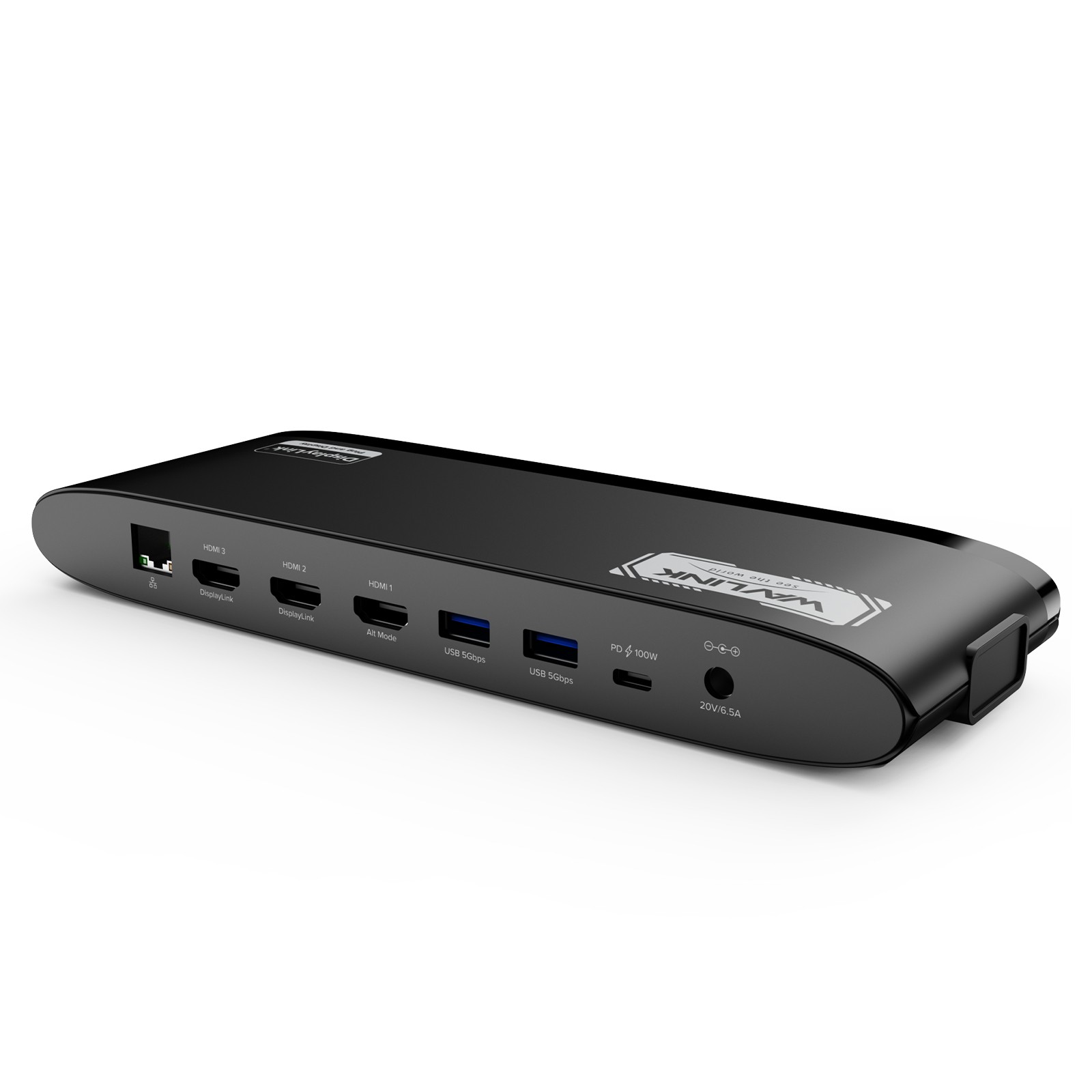 Displaylink Docking Station Triple Display 100W Charging for Windows/ Mac OS