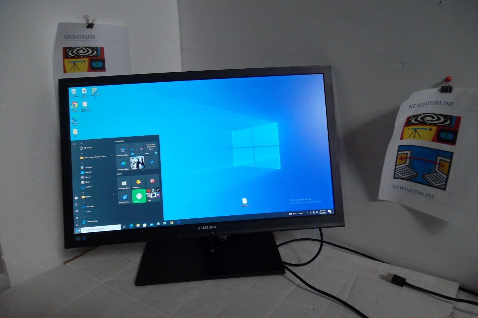 Samsung S27A650D 27" Widescreen LED Monitor 1080p Full HD VGA DVI HDMI LS27A650