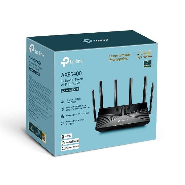 TP-Link Archer AXE5400 Tri-Band 6-Stream Mesh Wi-Fi 6E Router