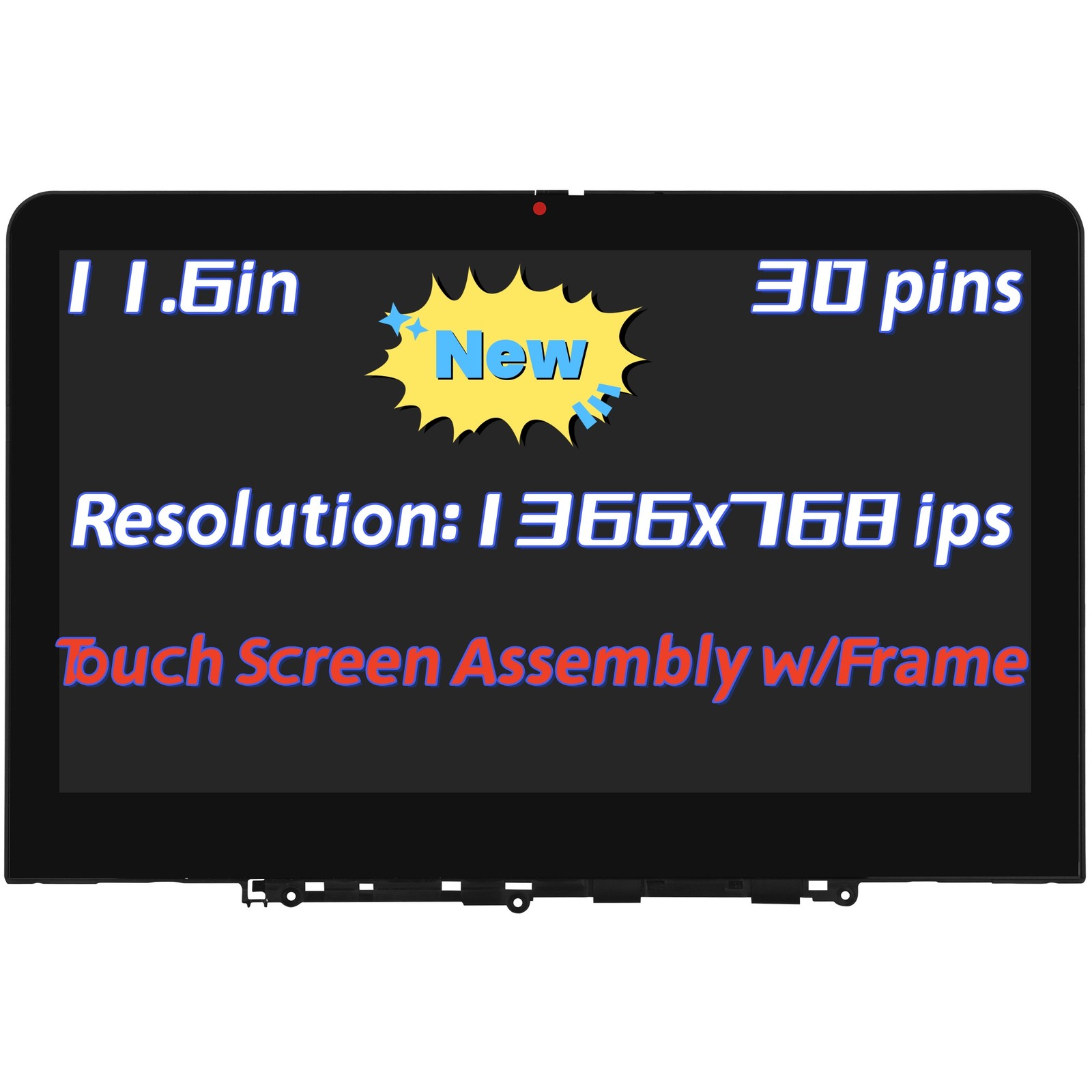 NEW Lenovo 500e Chromebook Gen 4S Laptops Lcd Touch Screen w/ Bezel 5M11Q54434