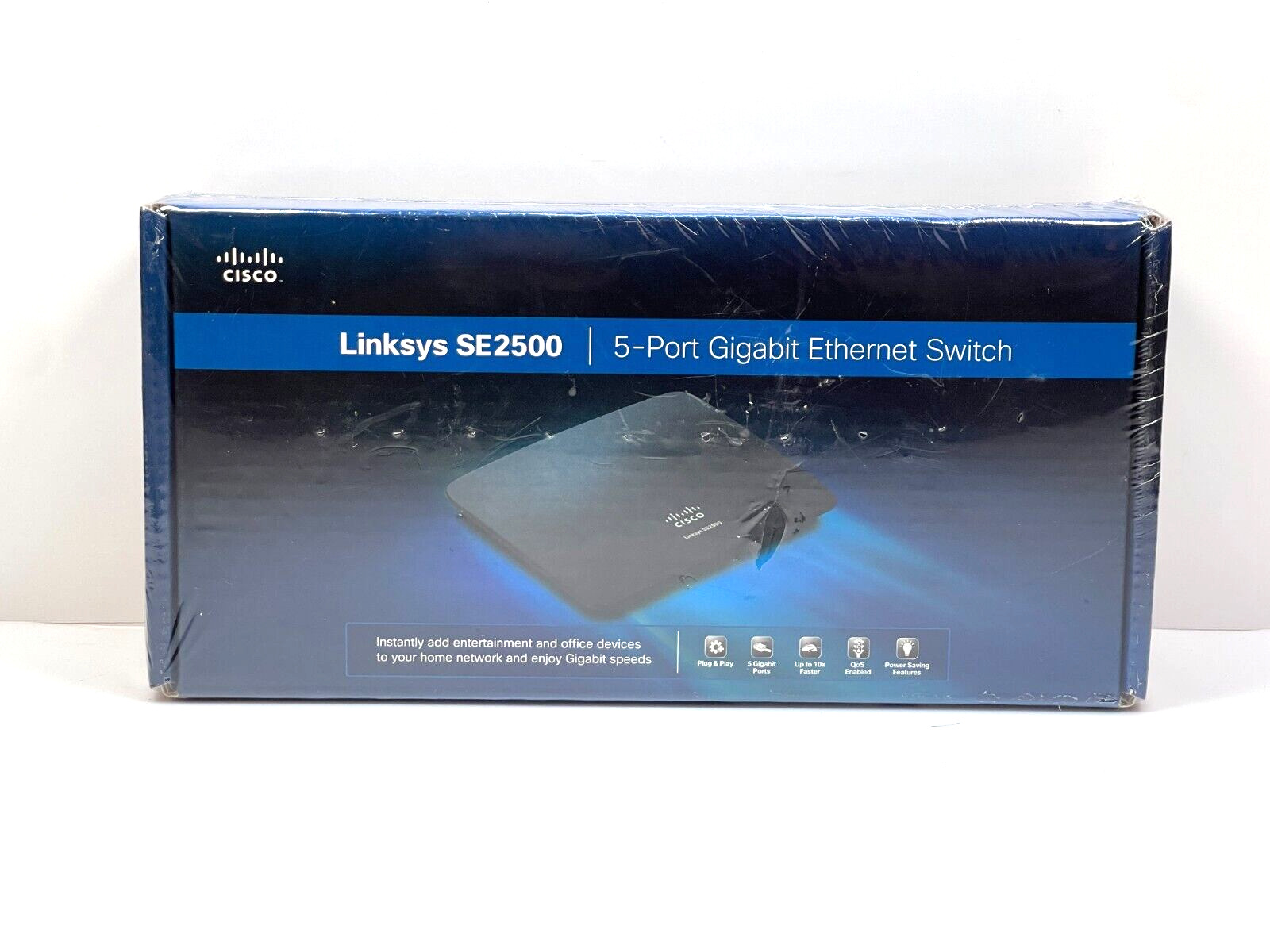 Linksys SE2500 5-Port Gigabit Ethernet Switch Cisco BRAND NEW SEALED