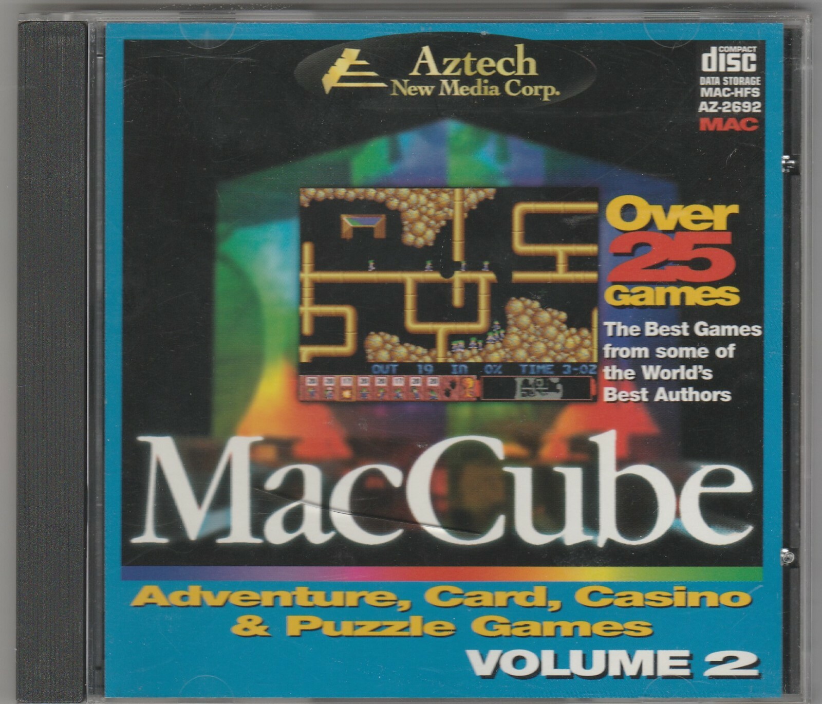 MacCube Adventure, Card & Puzzle Volume 2 by Aztech New Media Corp for MAC 1995
