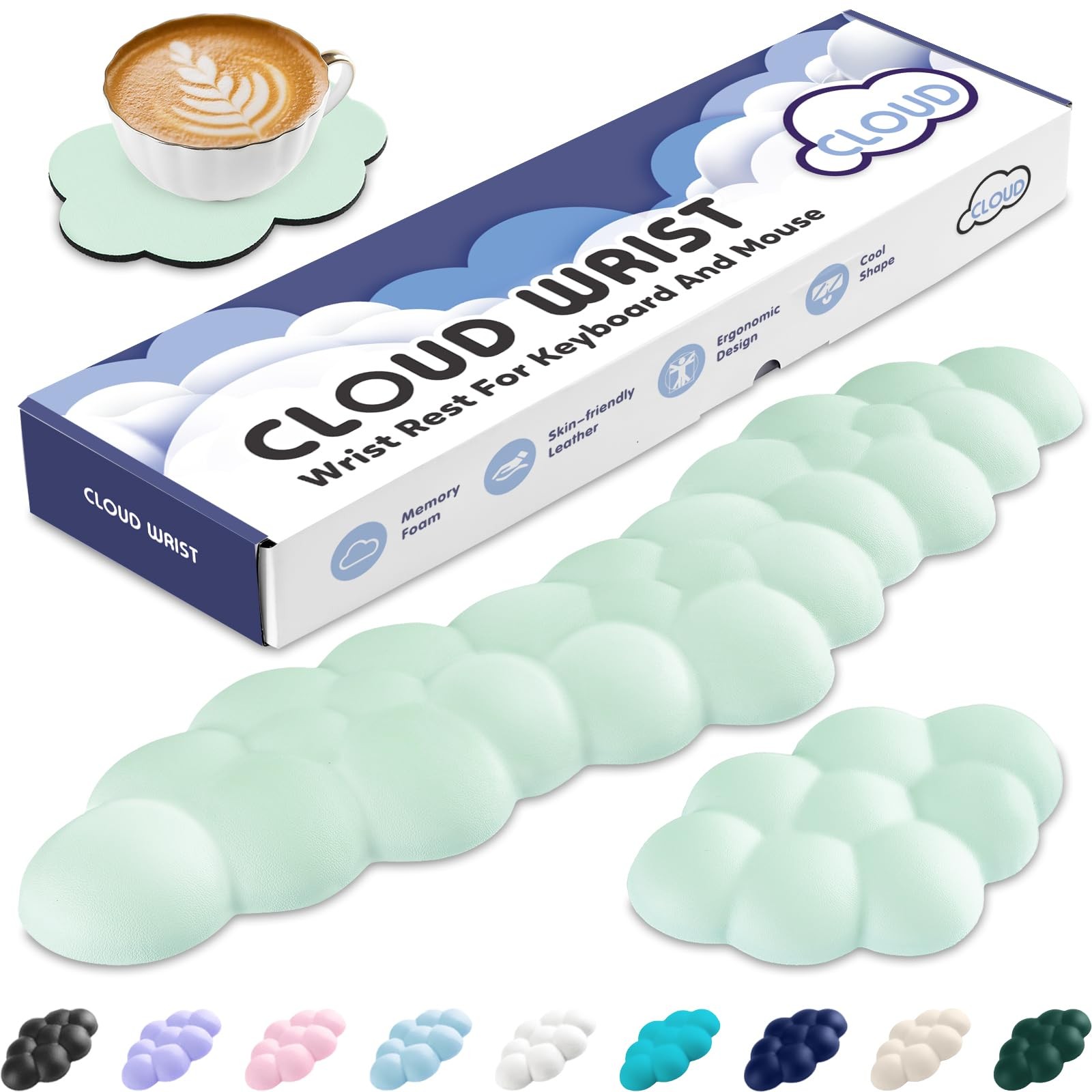 Cloud Wrist Rest for Keyboard and , Cloud Keyboard Wrist Rest