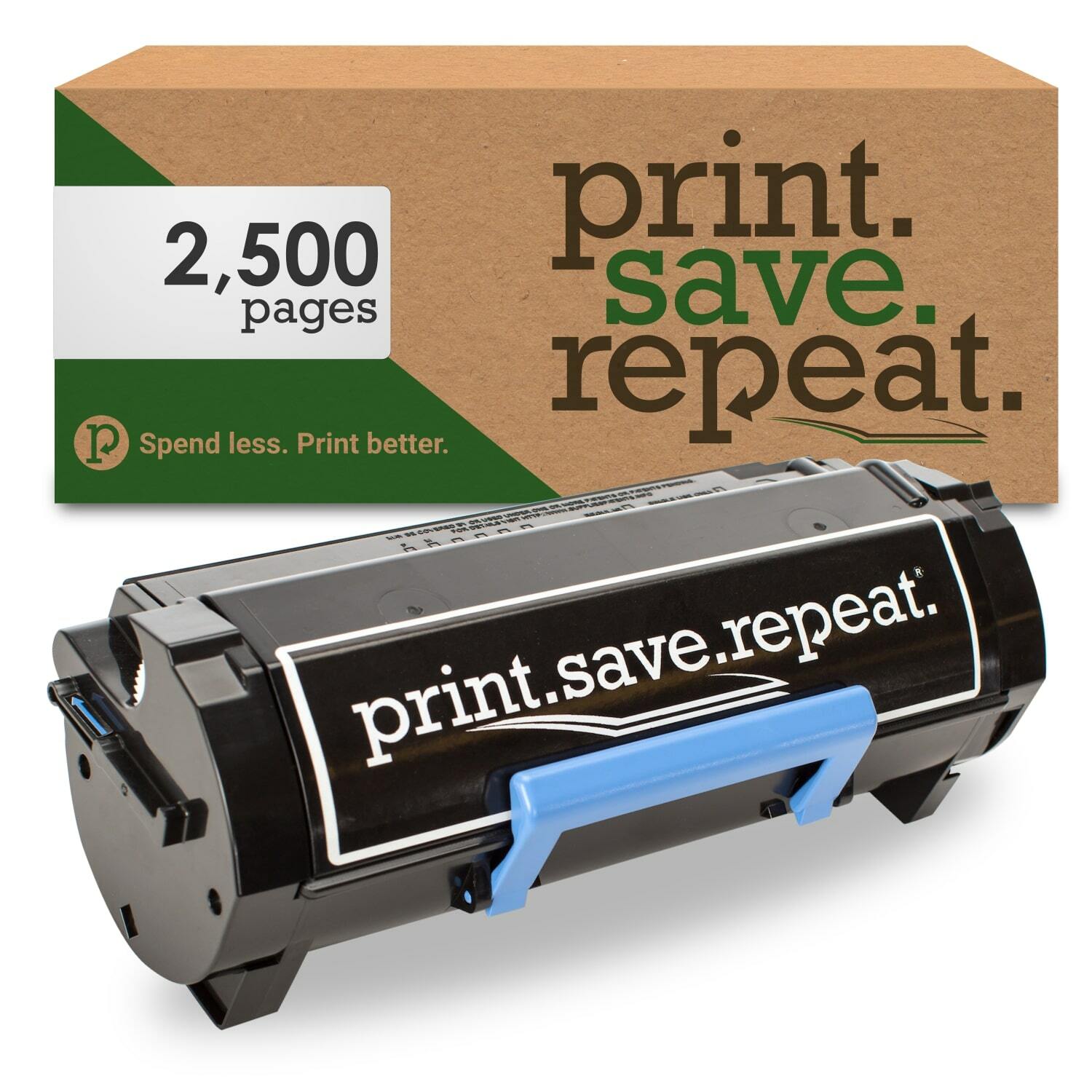 Print.Save.Repeat. Dell RGCN6 Toner Cartridge for B2360, B3460, B3465 [2.5K Pgs]