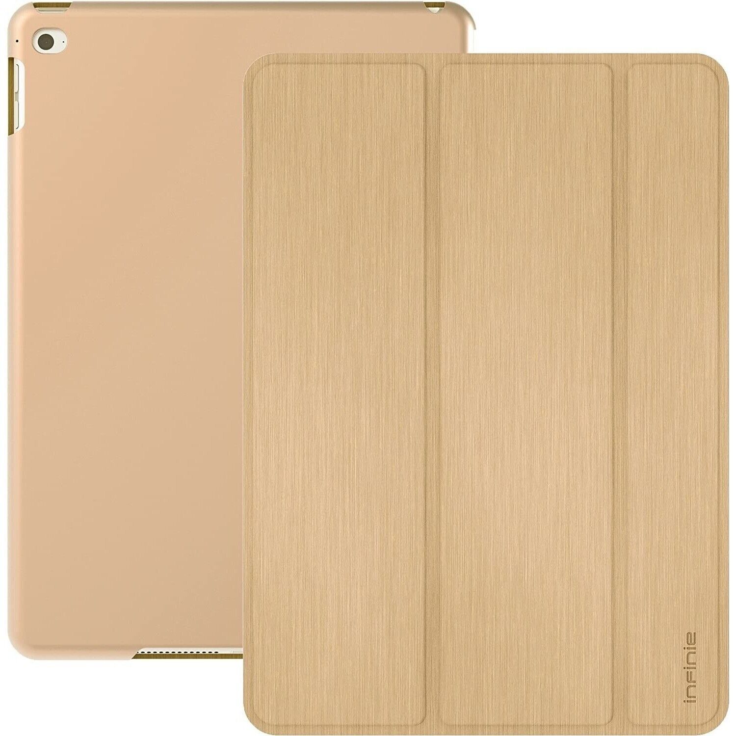 iPad Air 2 Sleep Wake Case | Beige | Protective PU Leather | Smart Case Cover