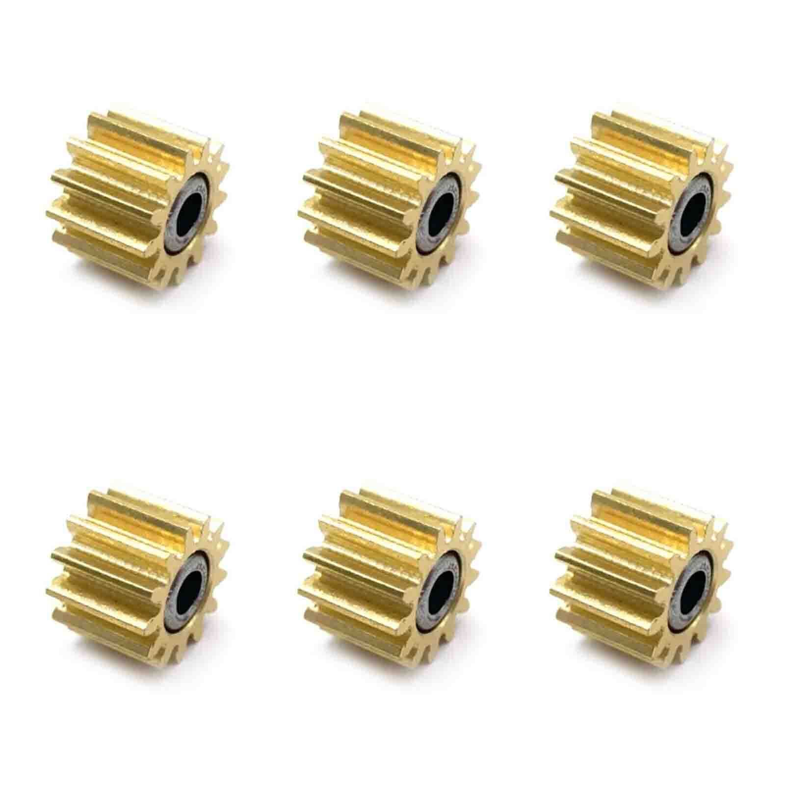 6pcs T730 T135 Cutter Copper Gear CQ890-67091 Fits For HP DesignJet T120 T830