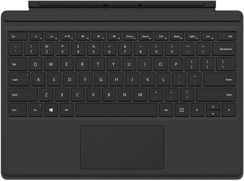 Microsoft Surface Pro Alcantara Signature Type Cover Keyboard for Pro 7, 6, 5, 4