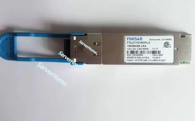 Finisar FTLC1151RDPL2 100G QSFP28 LR4 Single-Mode Transceiver