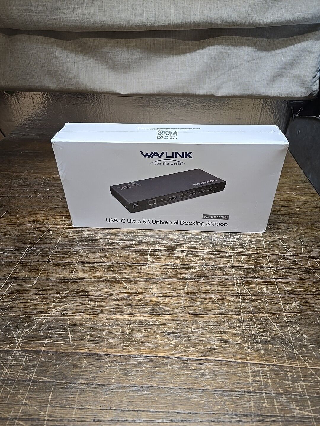Wavlink WL-UG69DK1 USB-C Ultra 5K Universal Docking Station - Black