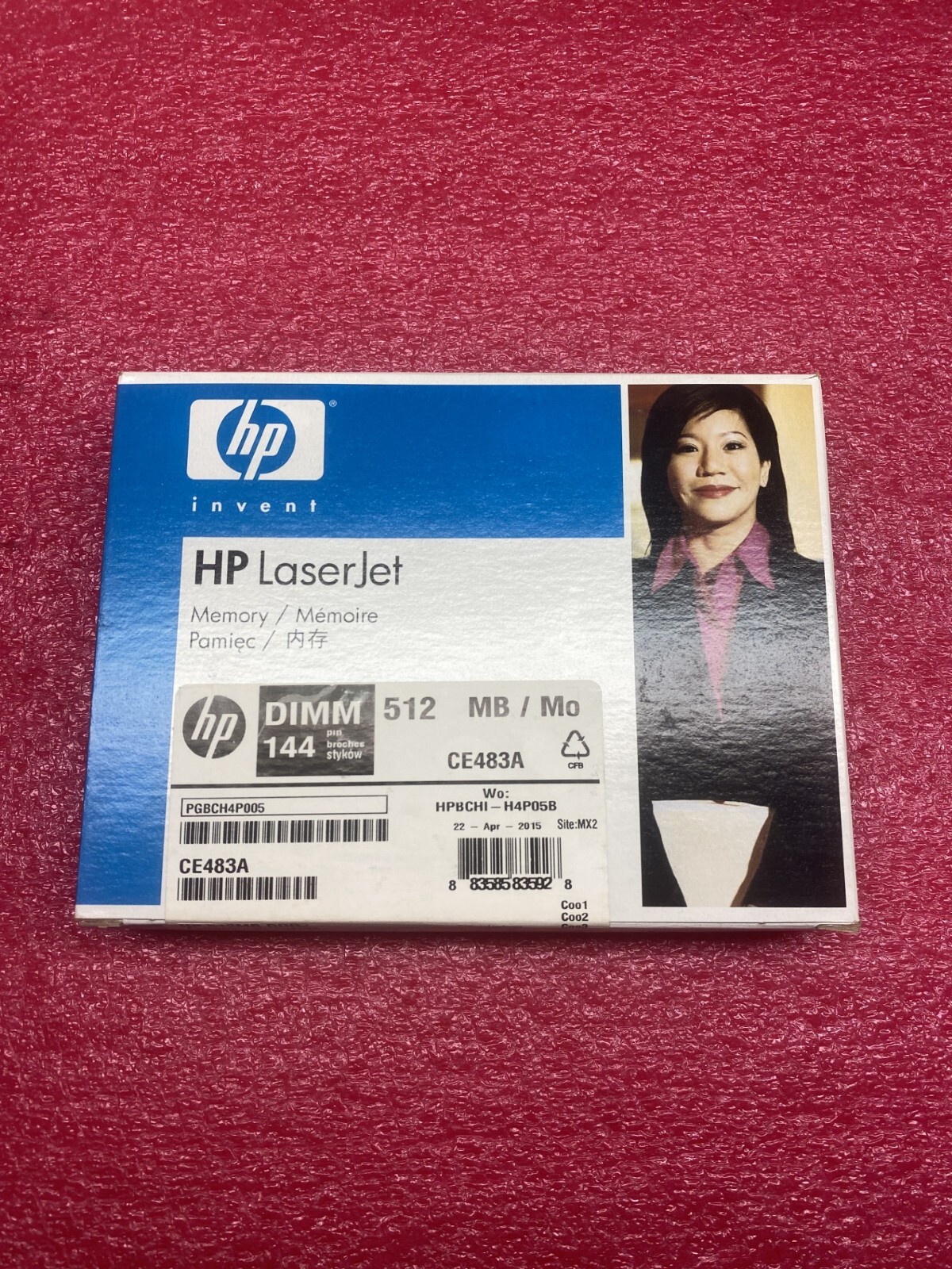 CE483A HP 512 MB 144-pin x32 DDR2 DIMM