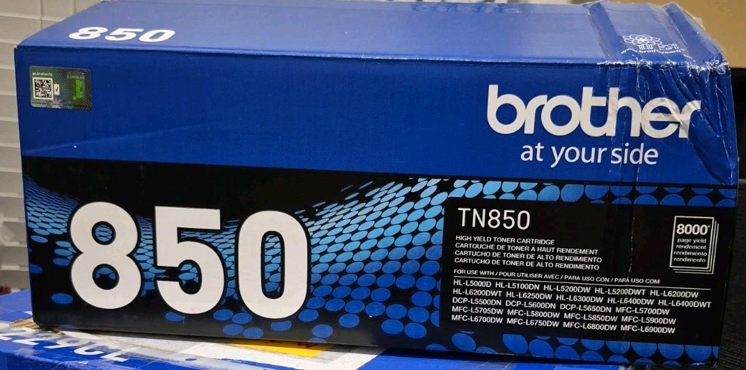 Brother TN850 Toner Cartridge-8000 Page Yield-Open Box-SEE PICTURES-FREE Shipin'